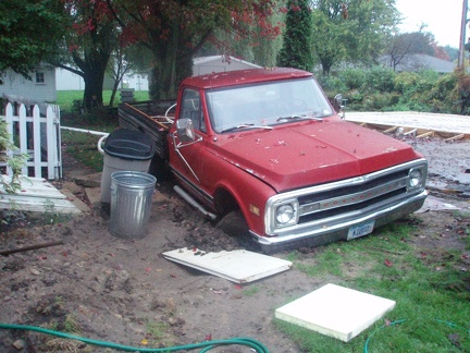 truck stuck