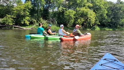 Floating the Cedar for Kara's 50th