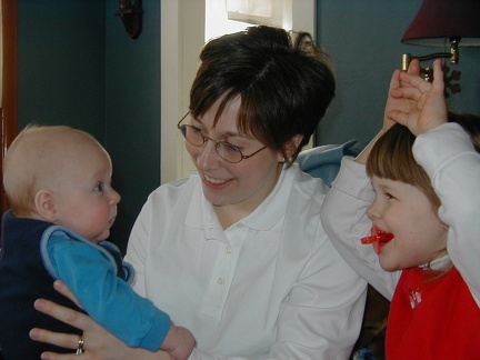Morgan, sis and Peter