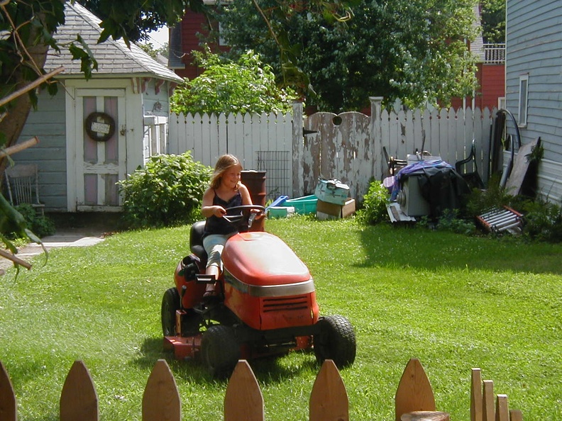 First Time on the mower.JPG